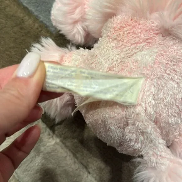 Plush Pink Dog Toy - Picture 5 of 6